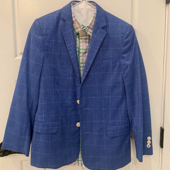 EUC - Tommy Hilfiger Boys TH-Flex Stretch Suit w/set of shirts, Size: 14 & 18 - Picture 1 of 9